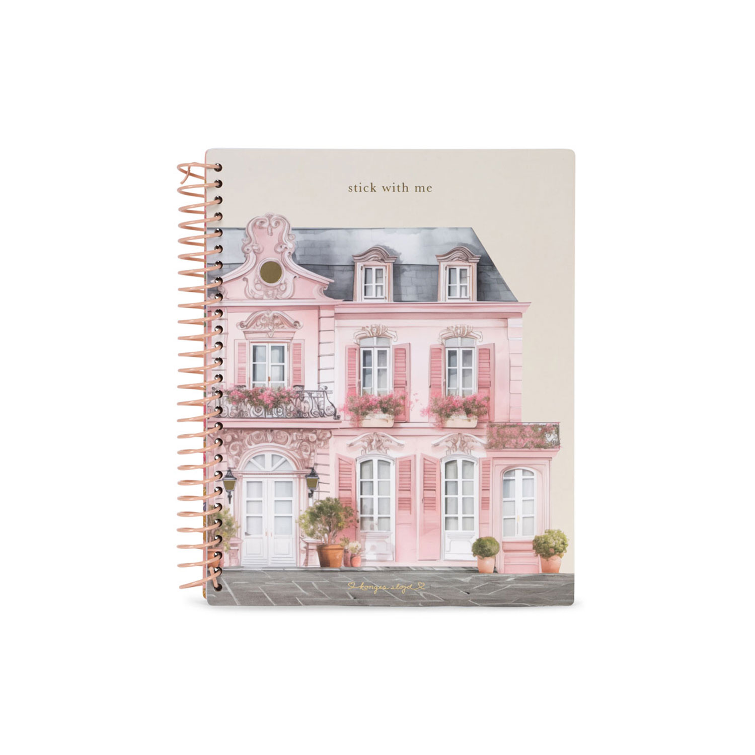 Konges Slojd Książka Z Naklejkami Wielokrotnego Użytku Dusty Pink