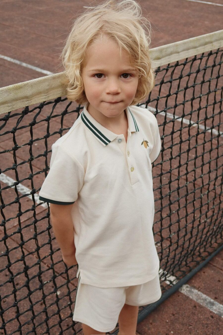 Konges Slojd Koszulka Polo Florian Gots Antique White - obrazek 7