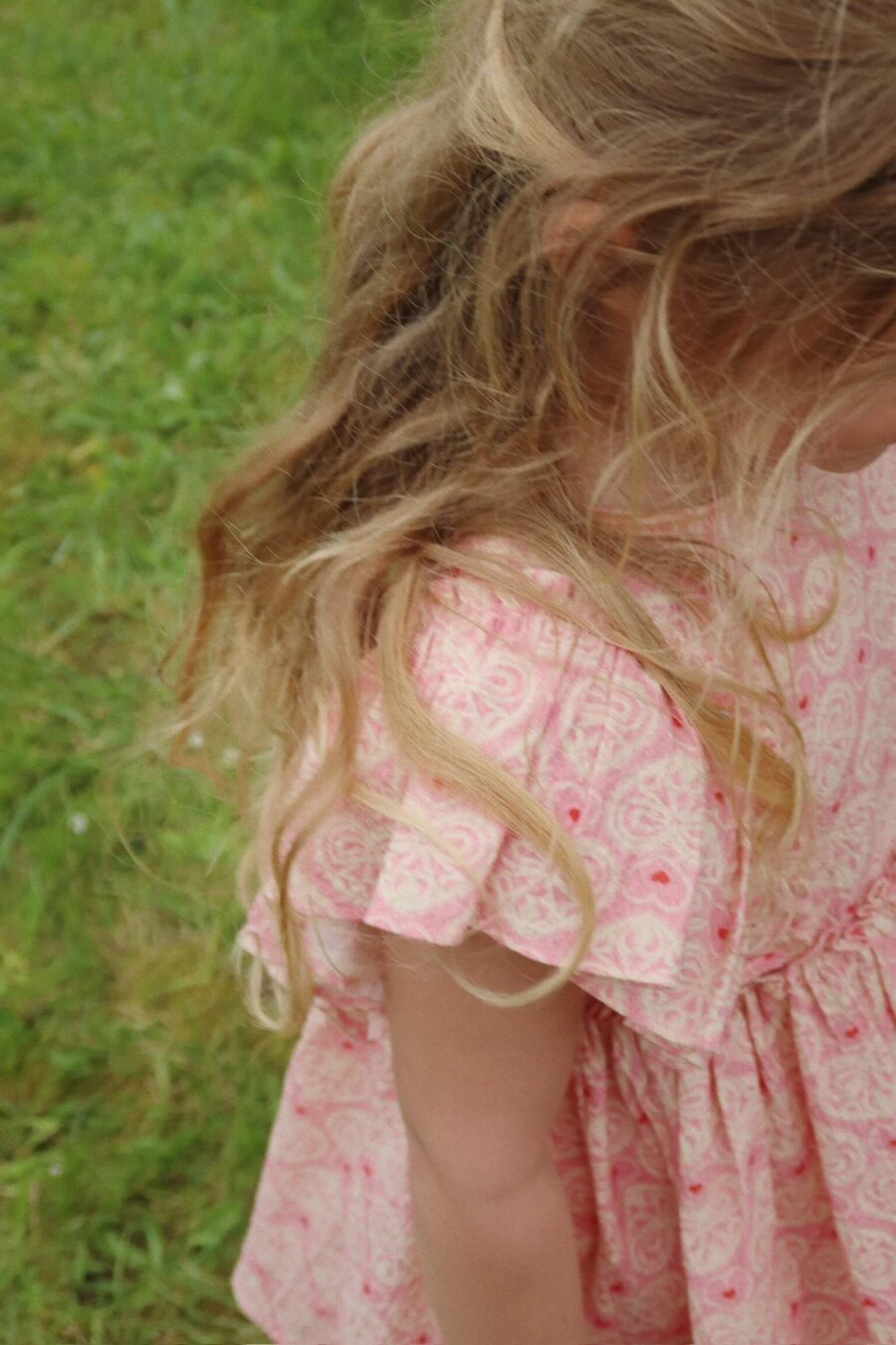 Konges Slojd Sukienka Ava Bow Gots Lacy Pink - obrazek 5