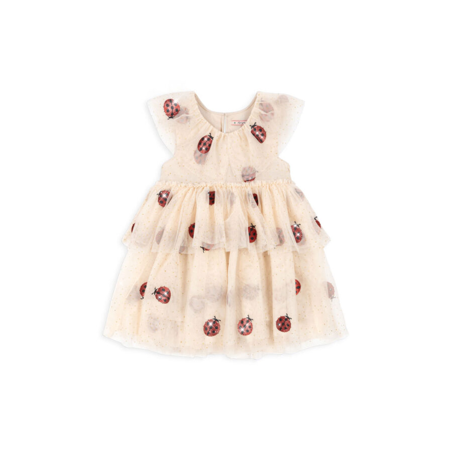 Konges Slojd Sukienka Fayette Ladybug Glitter