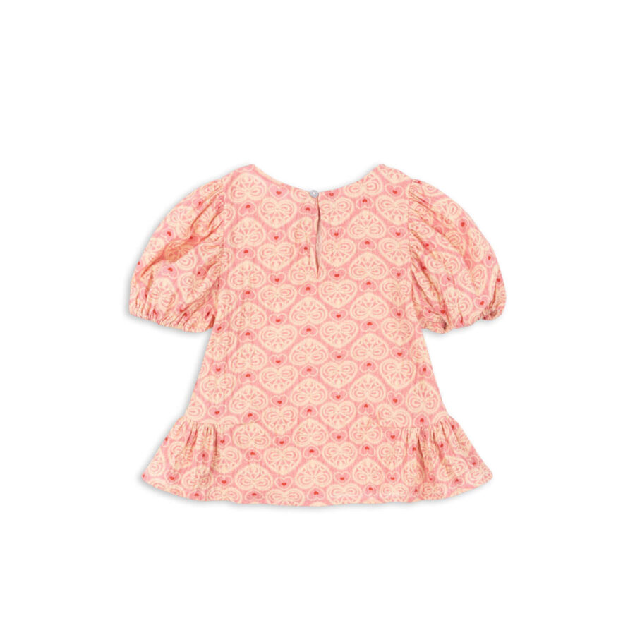 Konges Slojd Bluzka Ava SS Gots Lacy Pink - obrazek 2