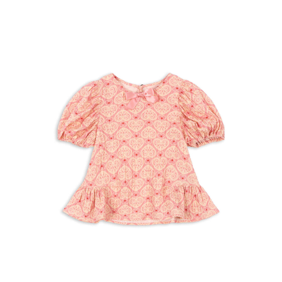 Konges Slojd Bluzka Ava SS Gots Lacy Pink
