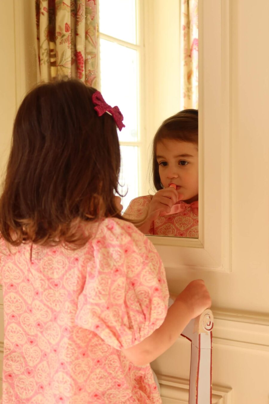 Konges Slojd Bluzka Ava SS Gots Lacy Pink - obrazek 4