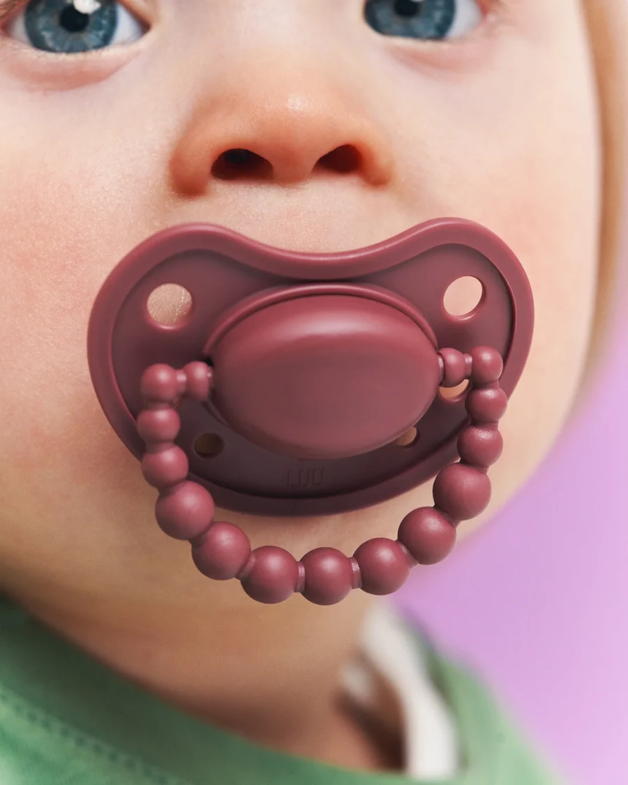 LUU Kids Smoczek Pozycjonujący LUU Kids Moroccan Pink - obrazek 7