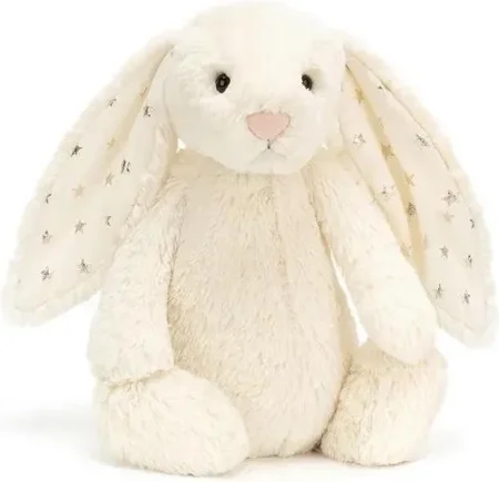 JellyCat Króliczek Gwiazdkowe Uszy Kremowy 31 cm