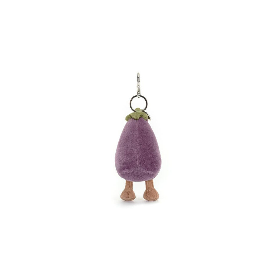 JellyCat Breloczek Zabawny Bakłażan 12 cm - obrazek 3