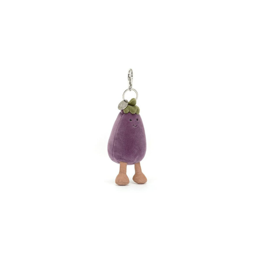 JellyCat Breloczek Zabawny Bakłażan 12 cm