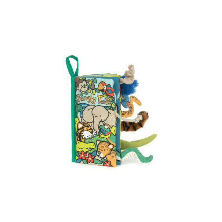 JellyCat „Jungly Tails” Książeczka Sensoryczna dla Dzieci