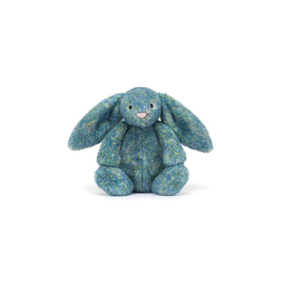 JellyCat Króliczek LUX Lazurowy 31 cm - obrazek 4