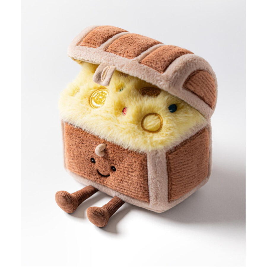 JellyCat Zabawna Skrzynia Skarbów 19 cm - obrazek 5