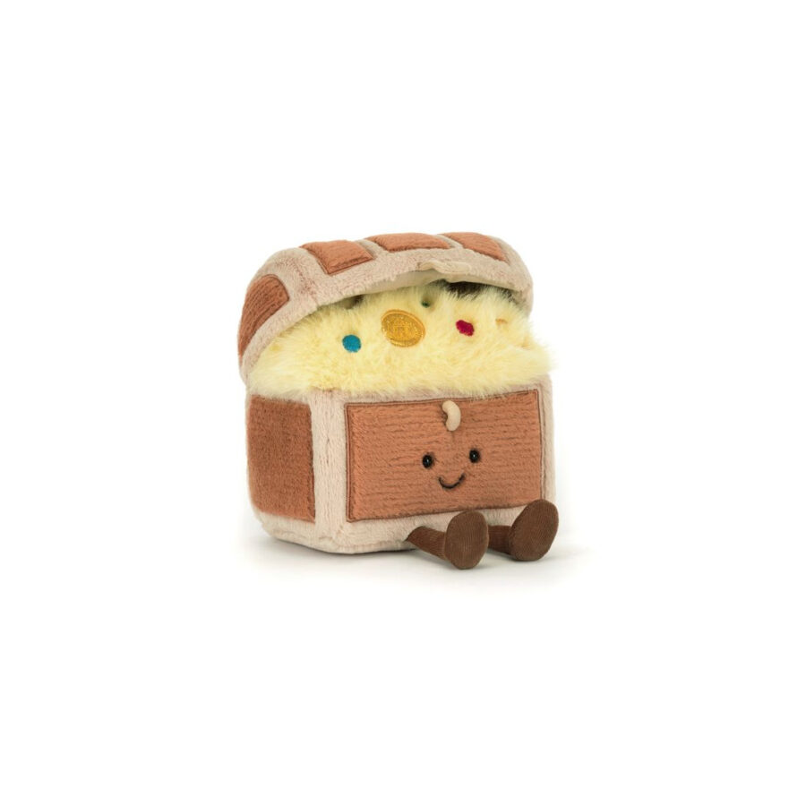 JellyCat Zabawna Skrzynia Skarbów 19 cm