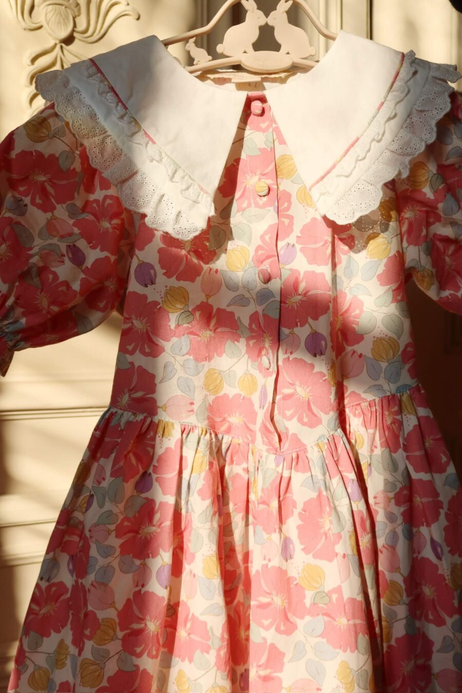 Konges Slojd Sukienka Coeur Collar Gots Fleur Anglaise - obrazek 8
