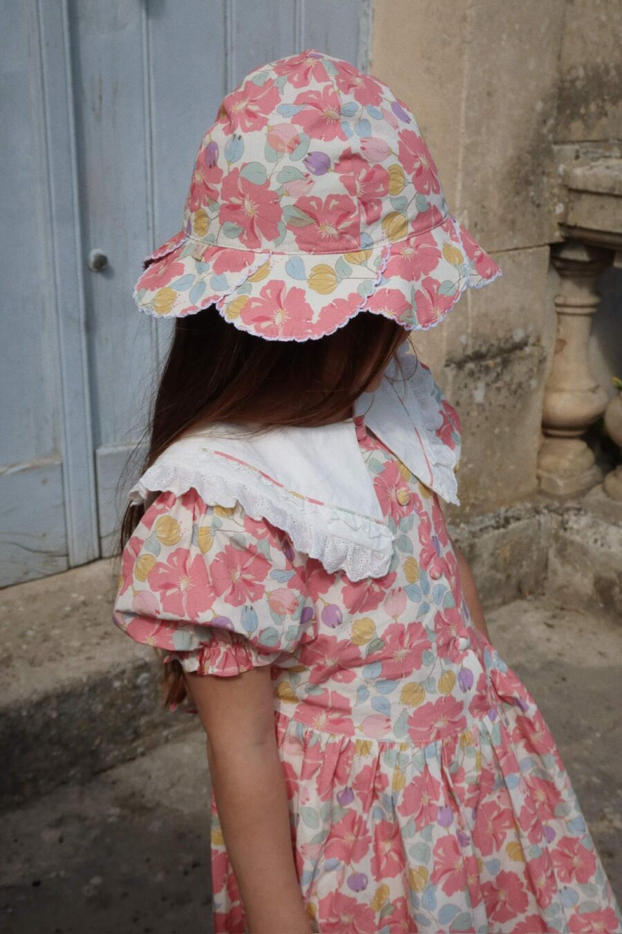 Konges Slojd Sukienka Coeur Collar Gots Fleur Anglaise - obrazek 7