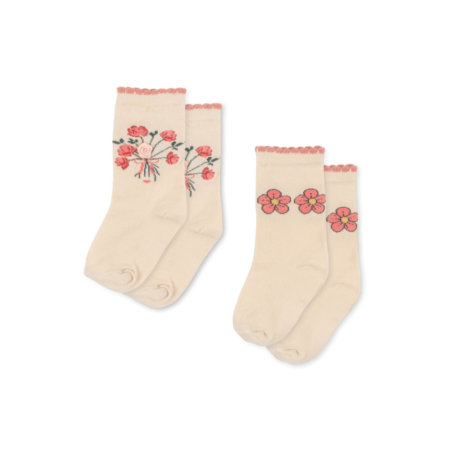 Konges Slojd 2-Pak Skarpetek Rose Mix