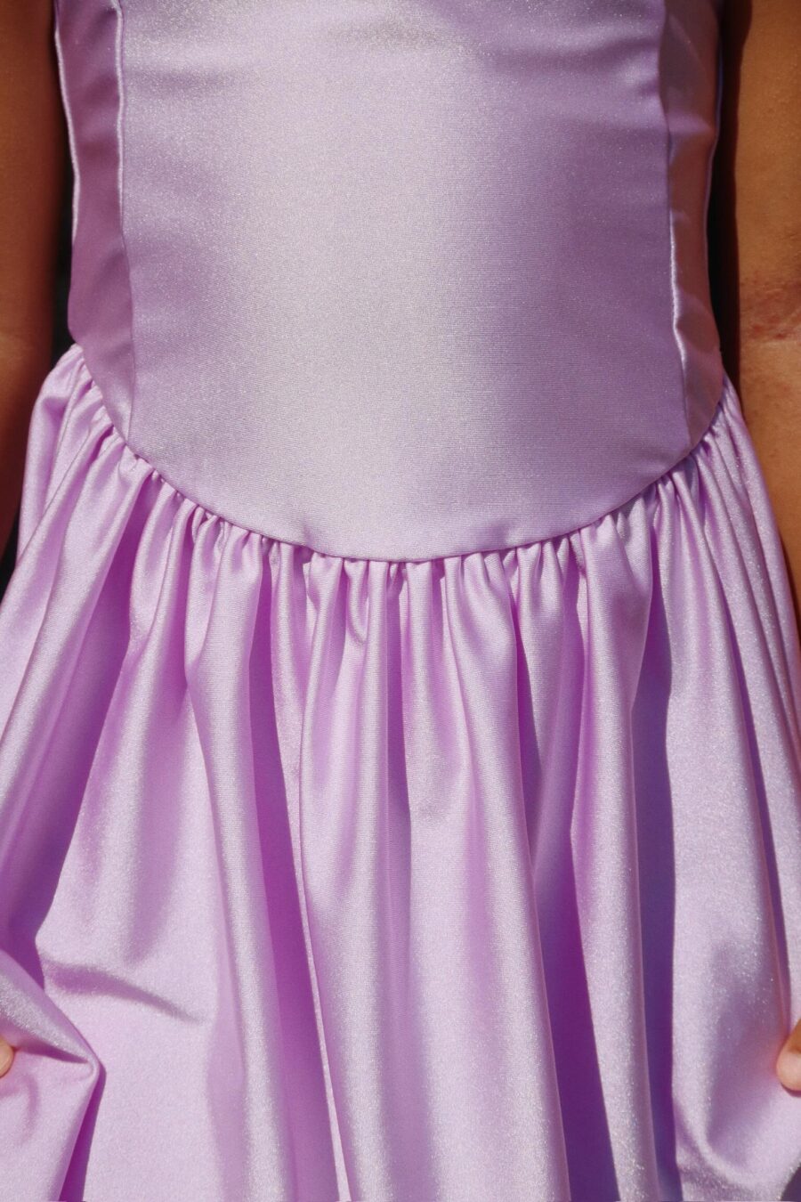 Konges Slojd Sukienka Mousse Lavender Purple - obrazek 13