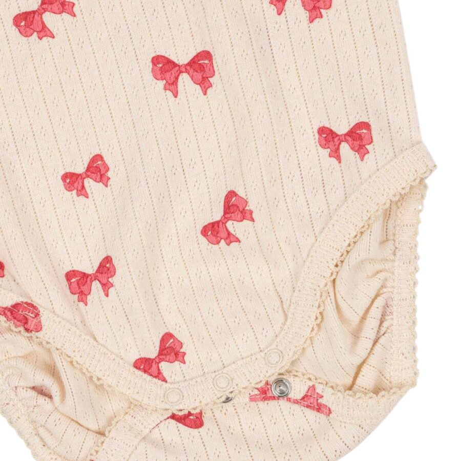 Konges Slojd Body Minnie Puff Gots Rosia Bow - obrazek 4