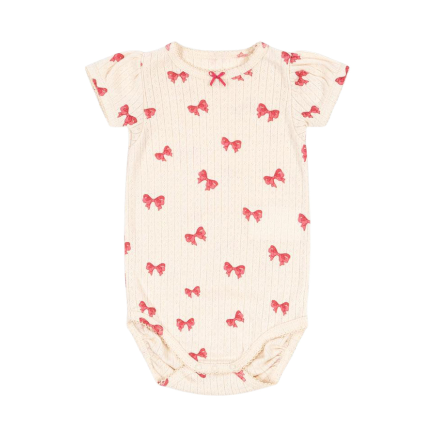 Konges Slojd Body Minnie Puff Gots Rosia Bow