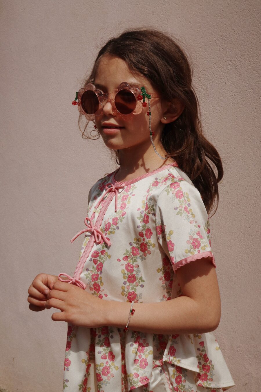 Konges Slojd Okulary Przeciwsłoneczne Junior Flower - obrazek 5