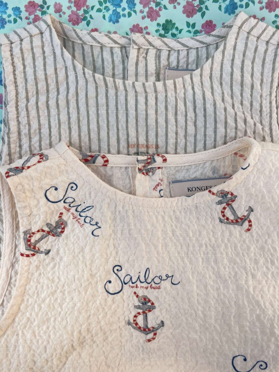 Konges Slojd Rampers Ellliot Gots Stripe Blue - obrazek 3