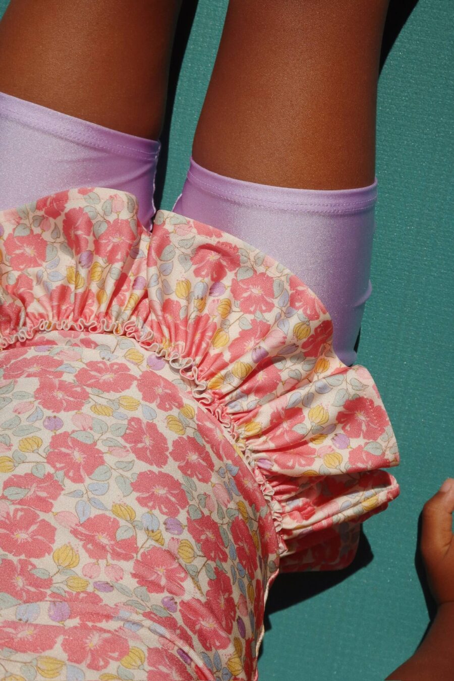 Konges Slojd Krótkie Spodenki Legginsy Mousse Lavender Purple - obrazek 7