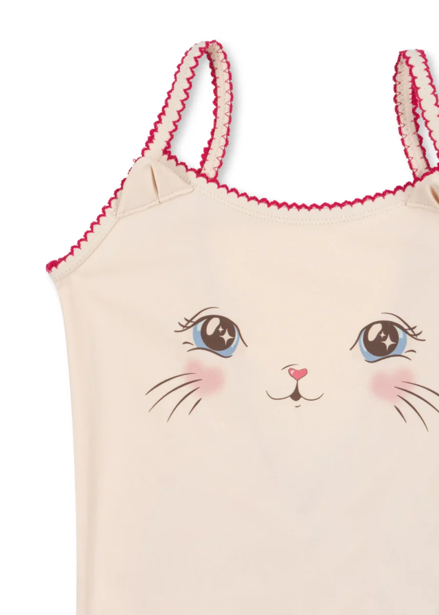 Konges Slojd Strój Kąpielowy Kitty Grs Soft Pink - obrazek 6