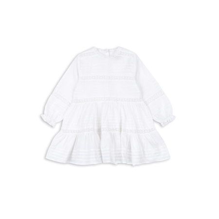 Konges Slojd Sukienka Orchid Optic White