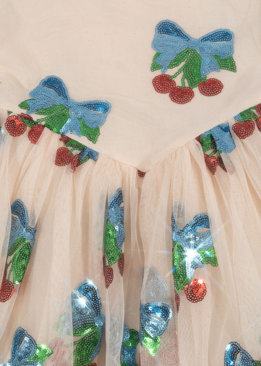 Konges Slojd Sukienka HeartLily Amarena Sequin - obrazek 6