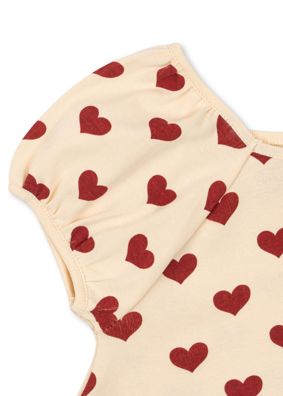 Konges Slojd Sukienka Classic SS Gots Amour Rouge - obrazek 6