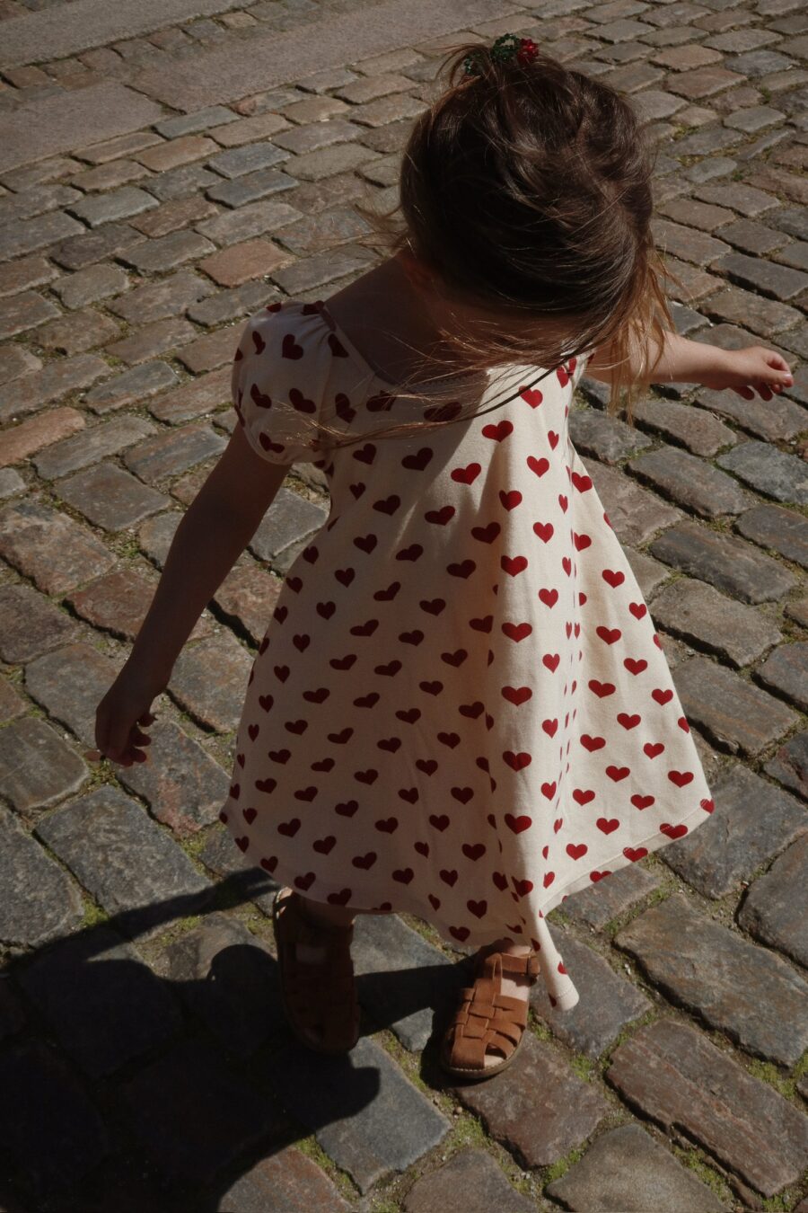 Konges Slojd Sukienka Classic SS Gots Amour Rouge - obrazek 4