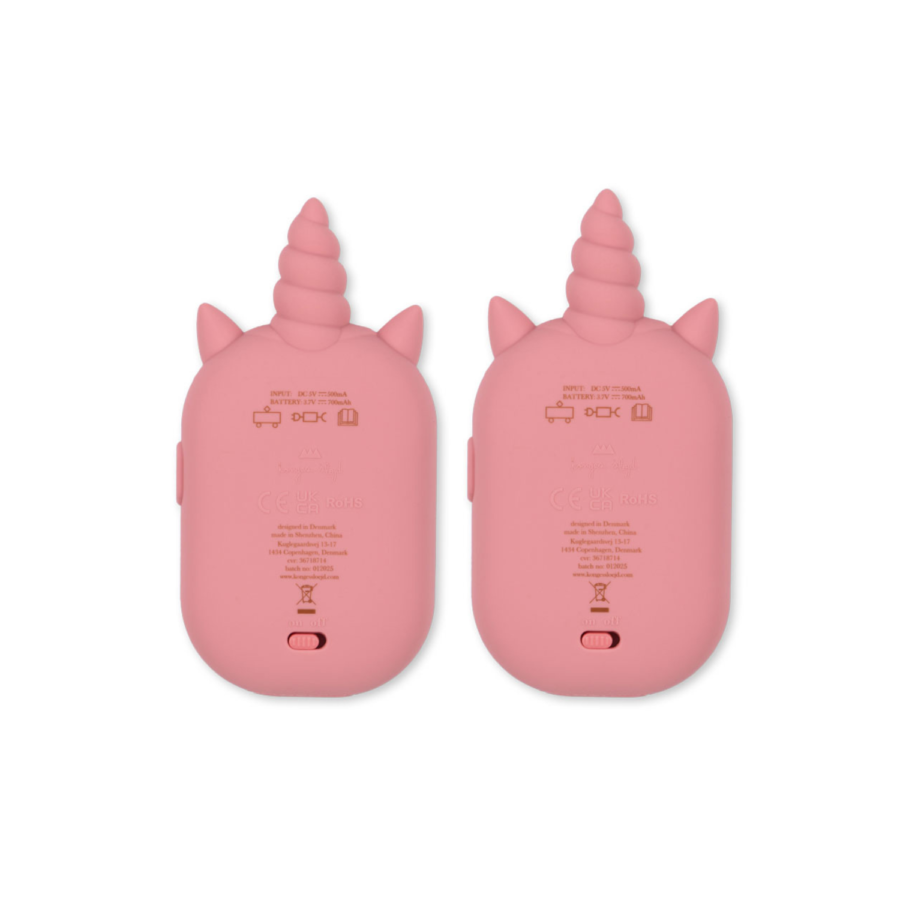 Konges Slojd  Walkie-Talkie Glitter Unicorn Sparkling Pink - obrazek 2