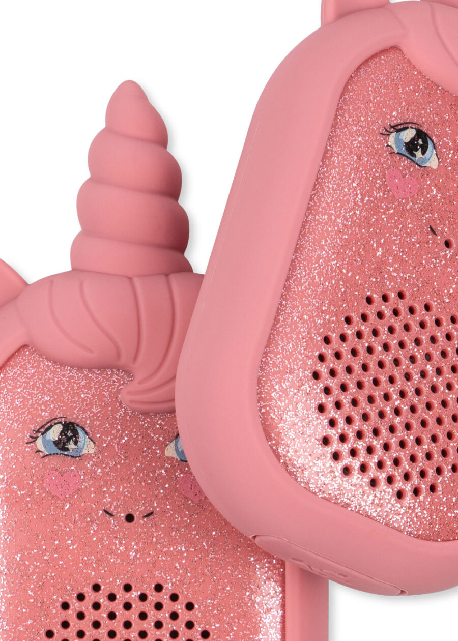 Konges Slojd  Walkie-Talkie Glitter Unicorn Sparkling Pink - obrazek 3