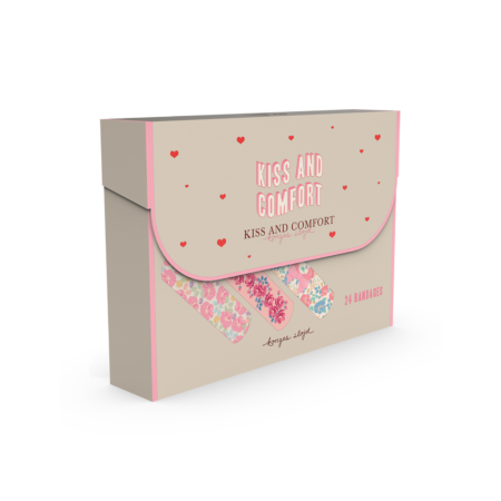 Konges Slojd Zestaw Plasterków Opatrunkowych 24 szt. Pink Mix