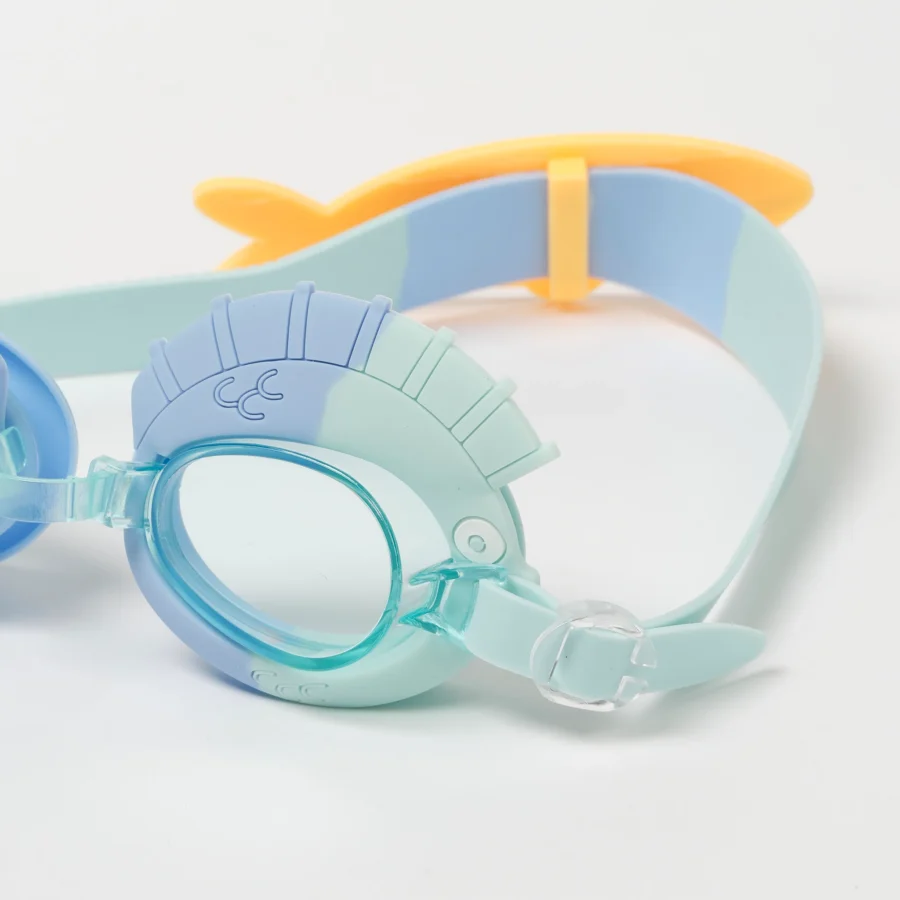 Sunnylife Dziecięce Okulary Do Pływania Fish Aqua Blue - obrazek 4