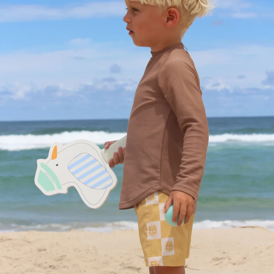 Sunnylife Dziecięce Rakietki Plażowe Na Rzep – Blue Stripe - obrazek 6