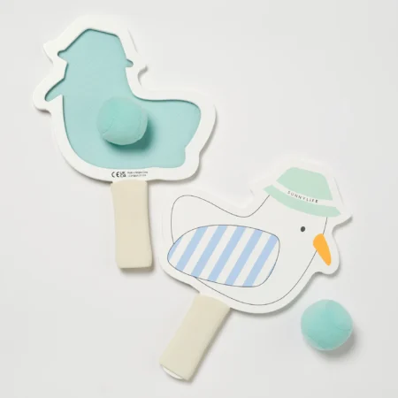 Sunnylife Dziecięce Rakietki Plażowe Na Rzep – Blue Stripe