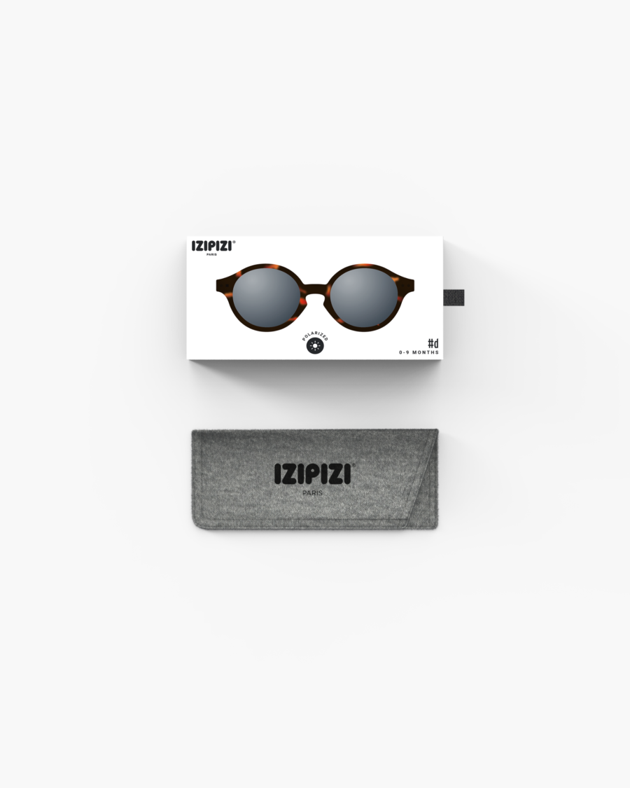 Izipizi Okulary Przeciwsłoneczne dla Niemowląt BABY SUN #D (0-9 miesięcy) Tortoise - obrazek 3