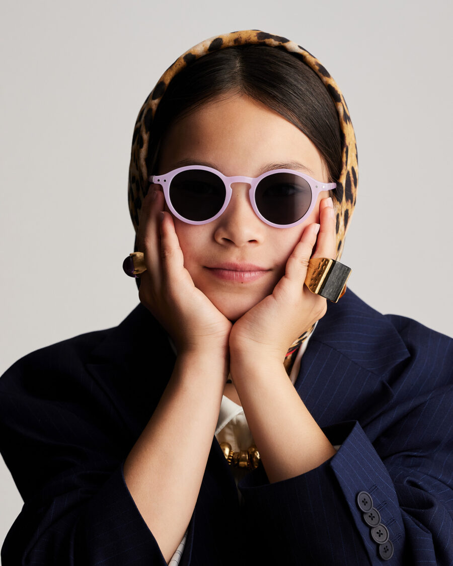 Izipizi Okulary Przeciwsłoneczne Junior Sun #D (5-10 Lat) Lilac - obrazek 3