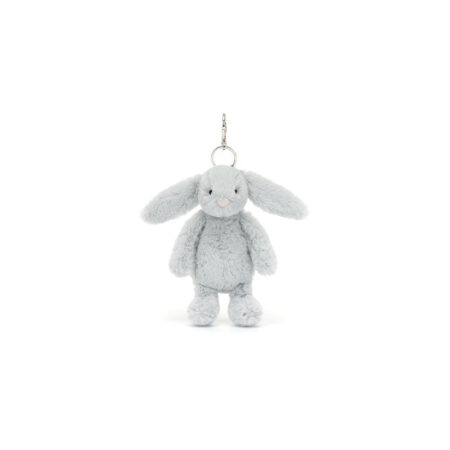 JellyCat Breloczek Króliczek Srebrny 18 cm