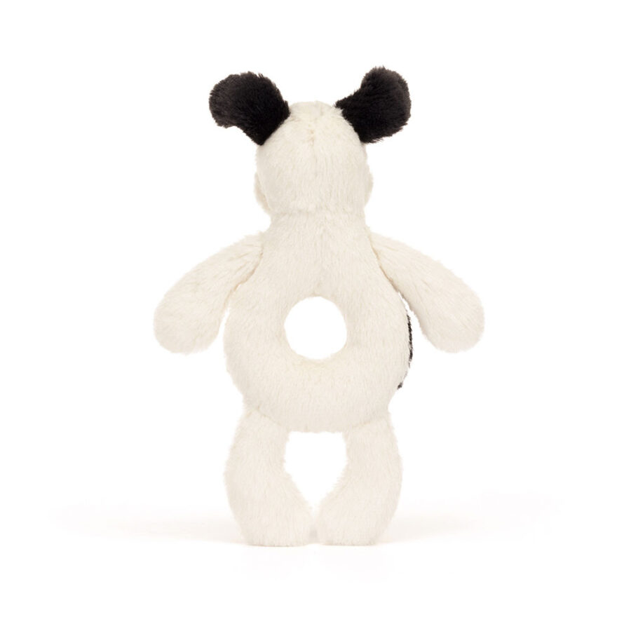 Jellycat Łaciaty Piesek Grzechotka Kremowa 18 cm - obrazek 3