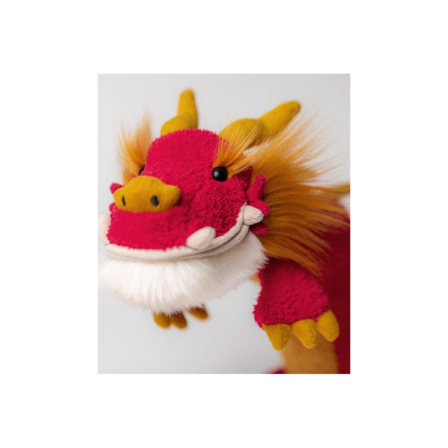 Jellycat Smok Czerwony 42 cm - obrazek 5