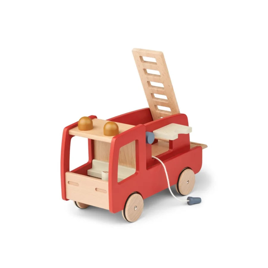 Liewood Samochód Wóz Strażacki Eigil Fire Truck Classic Navy Multi Mix - obrazek 2