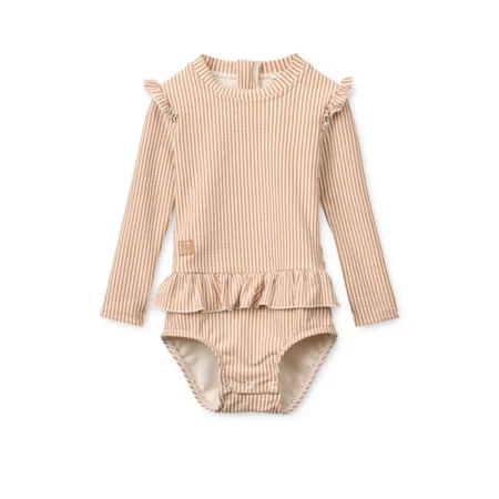 Liewood Strój Kąpielowy Sille Baby Seersucker Stripe Pale Tuscany/ Creme De La Creme