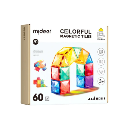 Mideer Klocki Magnetyczne (60 elementów)