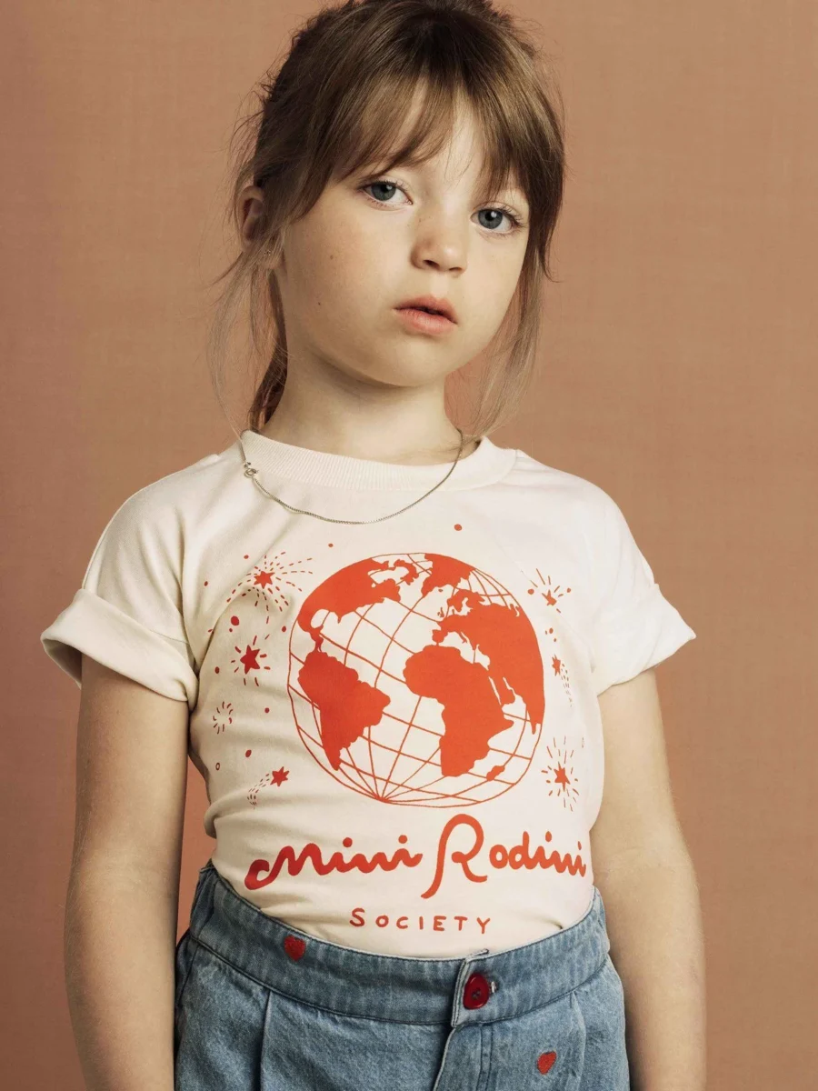 Minirodini T-shirt Society Off White - obrazek 3