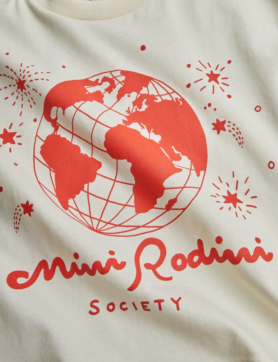 Minirodini T-shirt Society Off White - obrazek 4