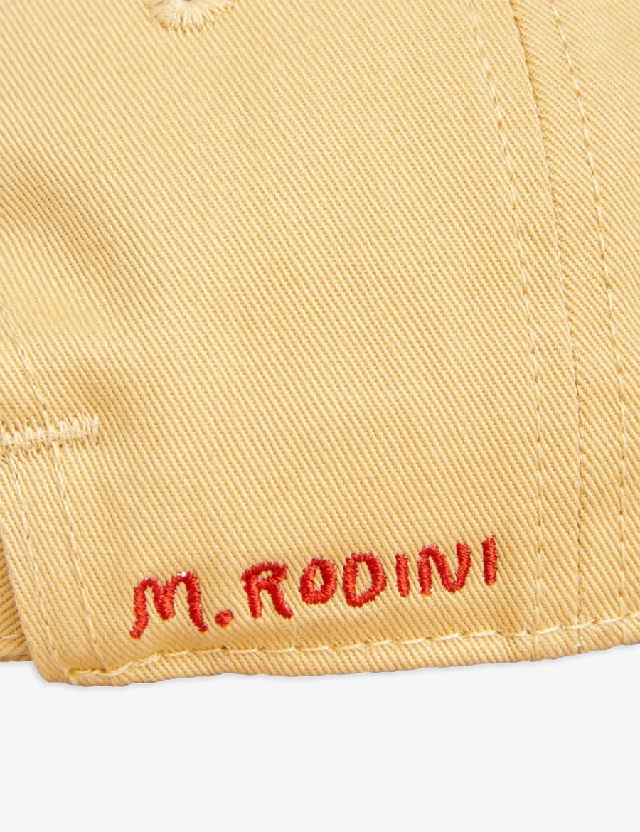 Mini Rodini Czapka Z Daszkiem Camp Rodini Beige - obrazek 6