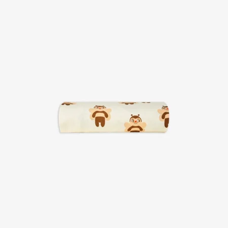 Mini Rodini Kocyk Bees Baby Off White