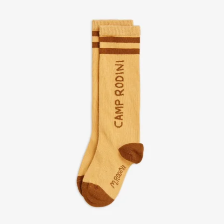 Mini Rodini Skarpetki Podkolanówki Camp Rodini Beige