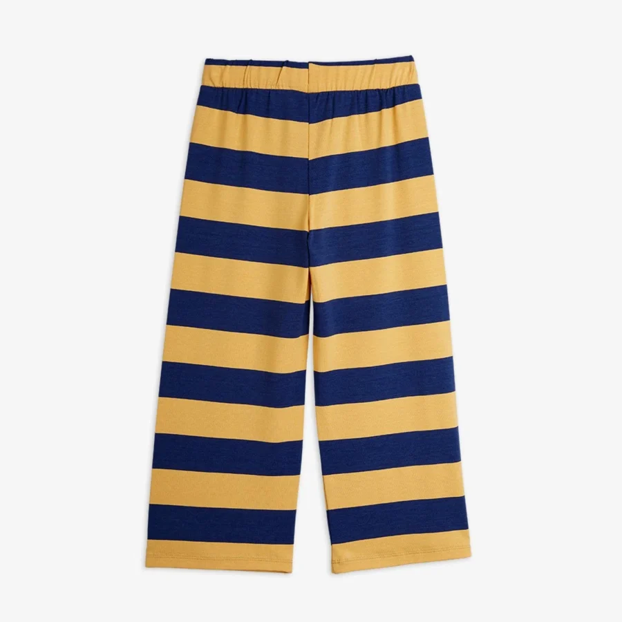 Mini Rodini Spodnie Block Stripe Beige - obrazek 2