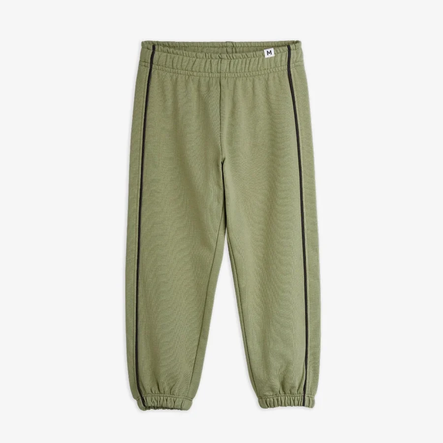 Minirodini Spodeni Dresowe Plain Piping Green